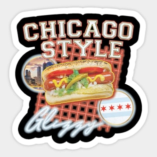 Chicago Style Glizzy Sticker